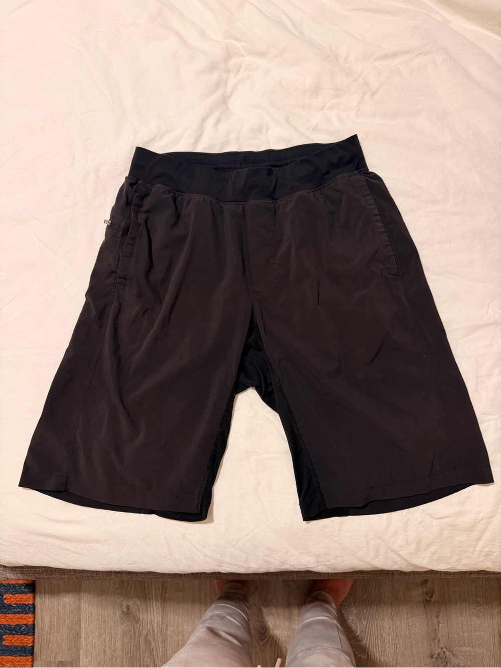 lululemon athletica Men's Black Performance Training Shorts